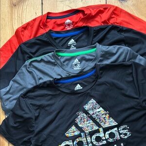 Set of 4 Adidas Kids' Multicolor Graphic T-Shirts